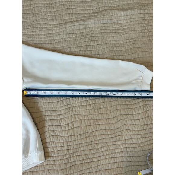 Esqualo Embroidered Cream Lightweight Jacket Women’s Sz 8 - Picture 7 of 10